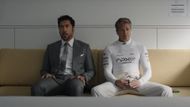 Lewis Hamilton helped the stars to prepare for the film. (Image via Warner Bros.)